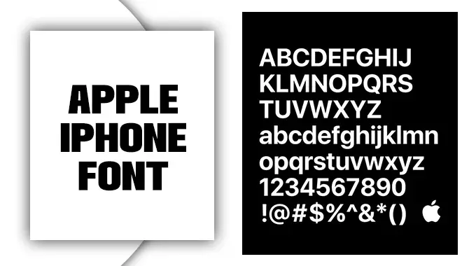 Apple iPhone Font