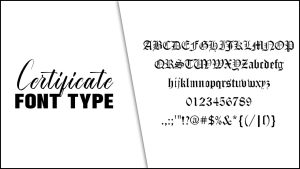 Ideal Certificate Font Type: The Ultimate Guide