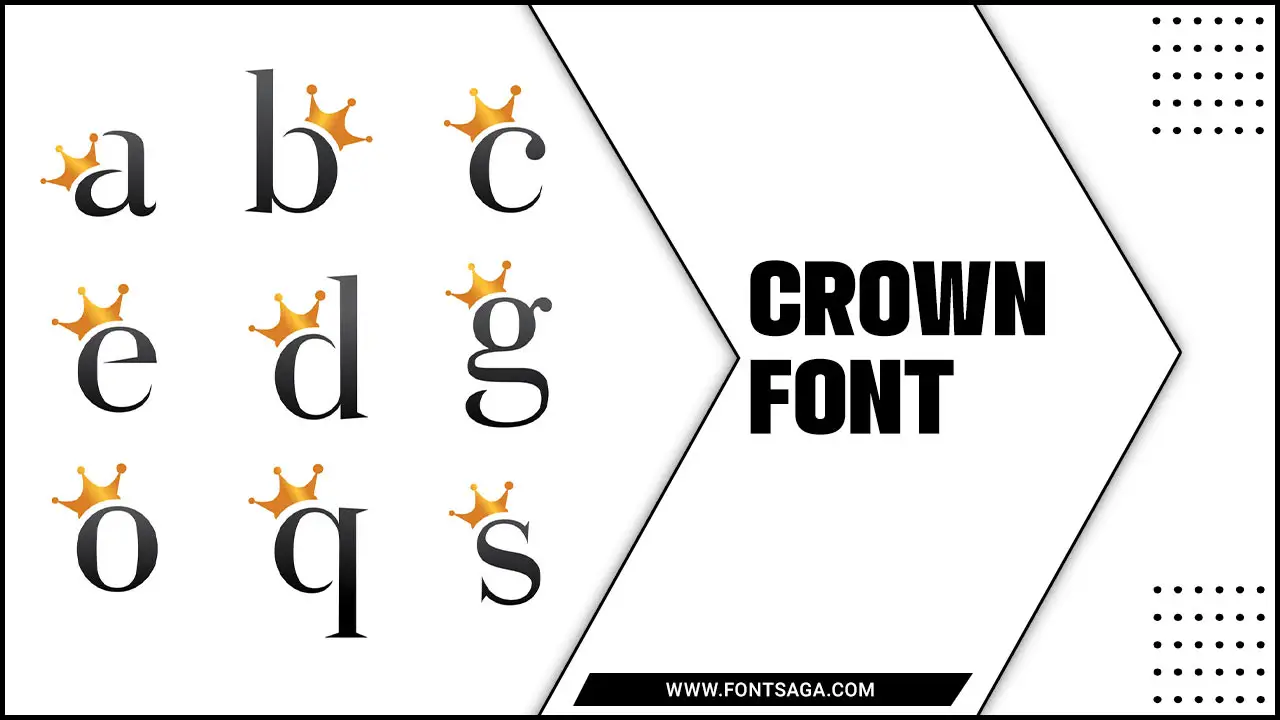 crown font
