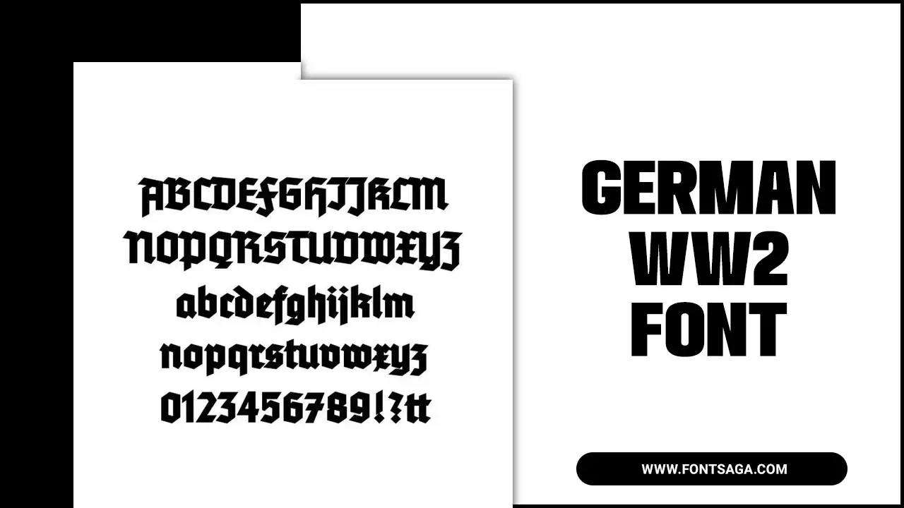 German WW2 Font