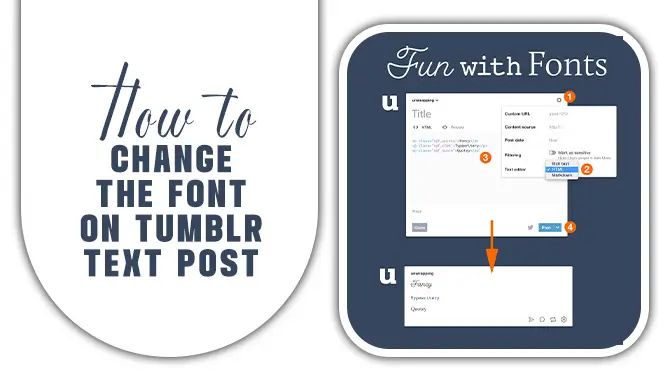 How To Change The Font On Tumblr Text Post