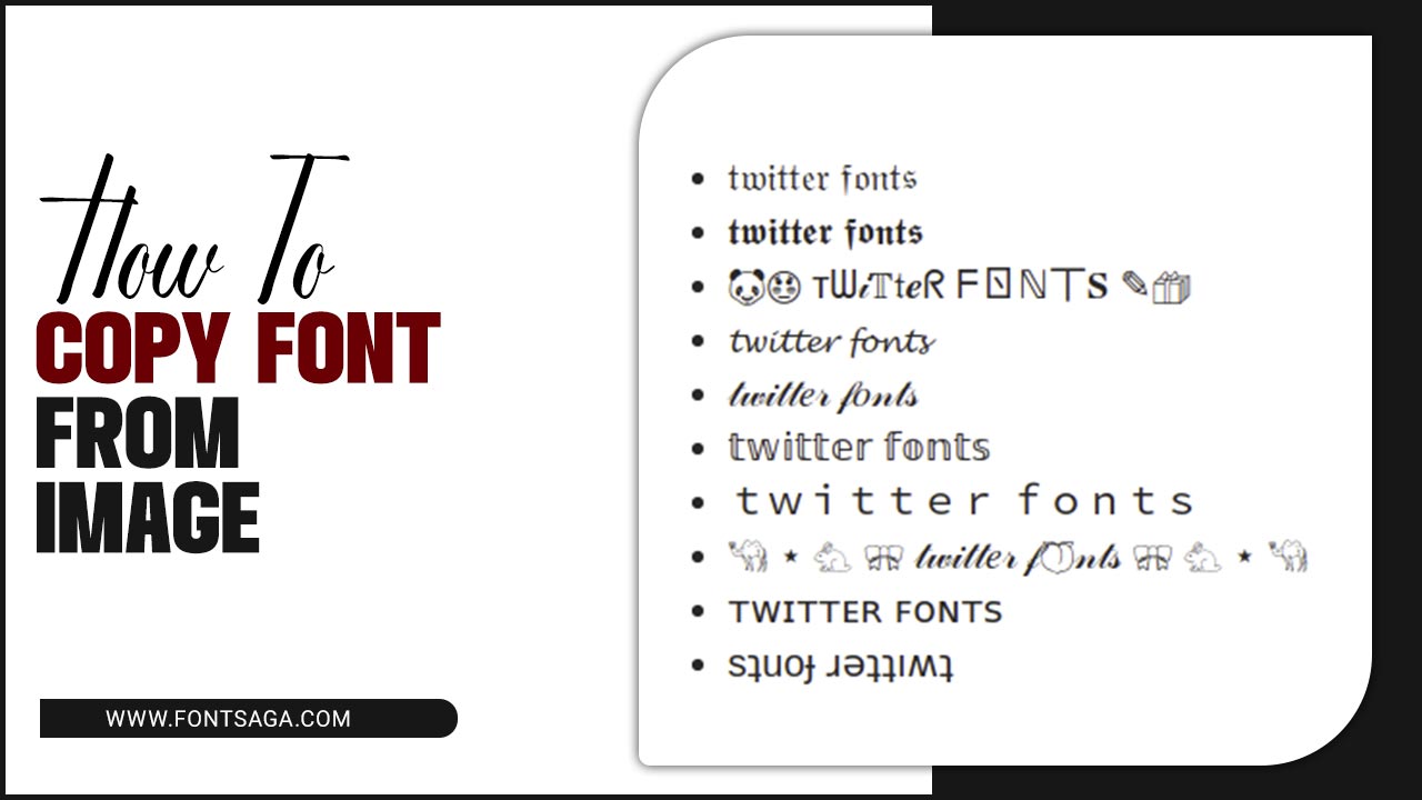 How To Copy Font From Image