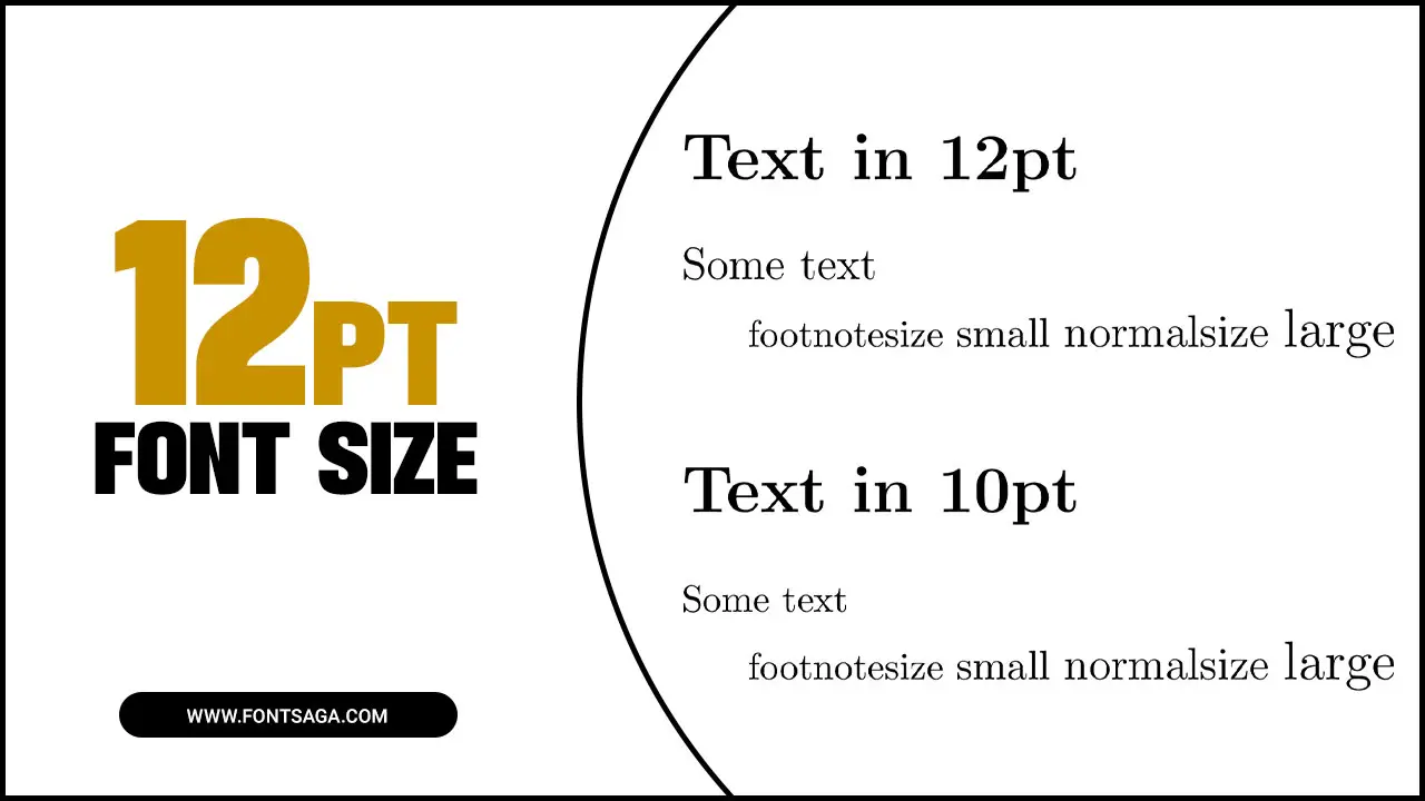 12pt Font Size