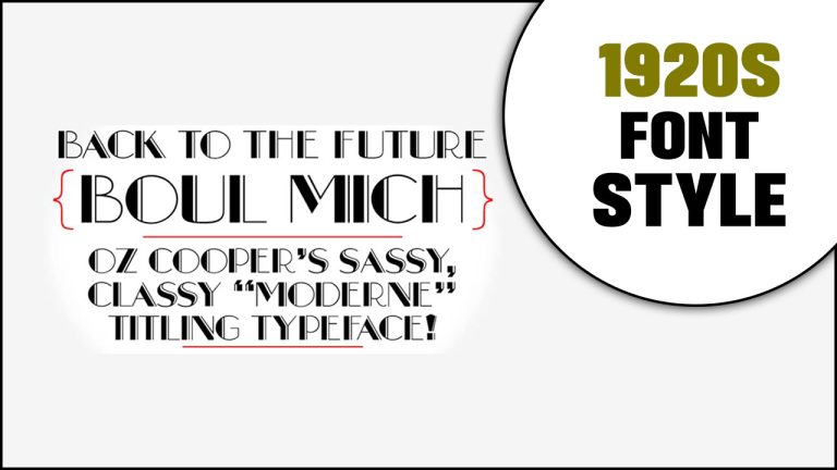 Mastering The 1920s Font Style: A Complete Guide