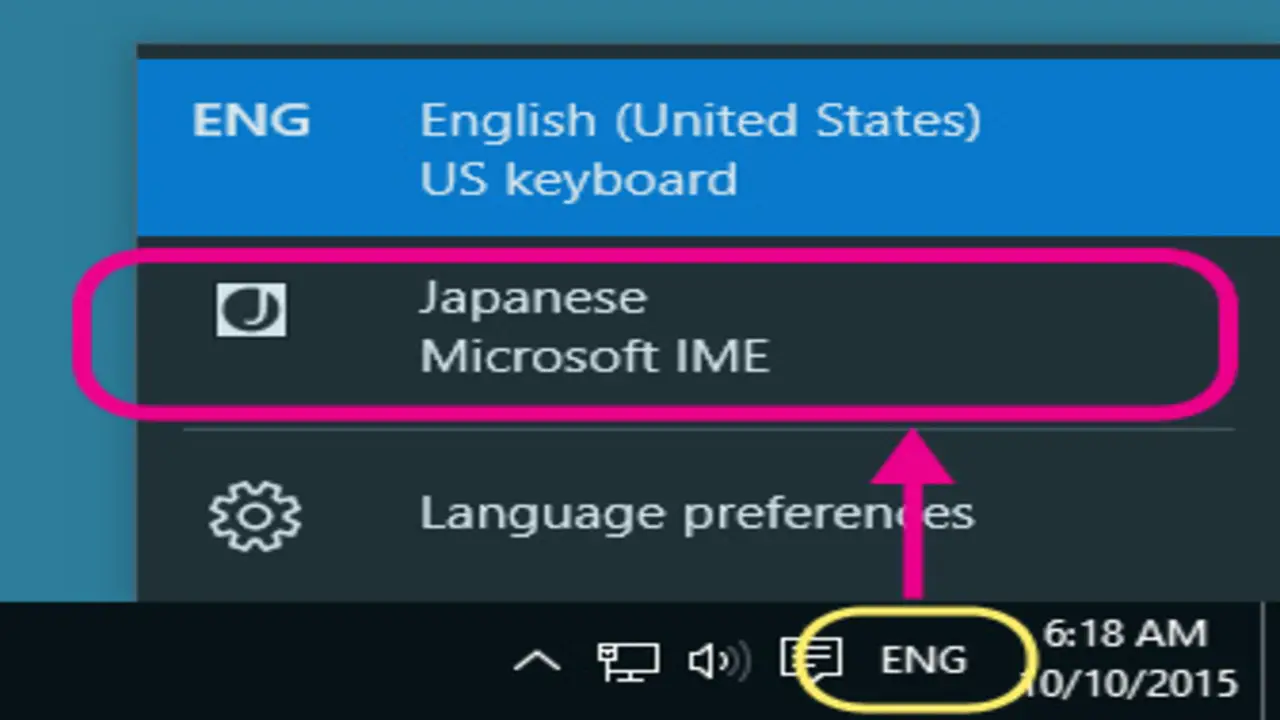 Activate Japanese Ime