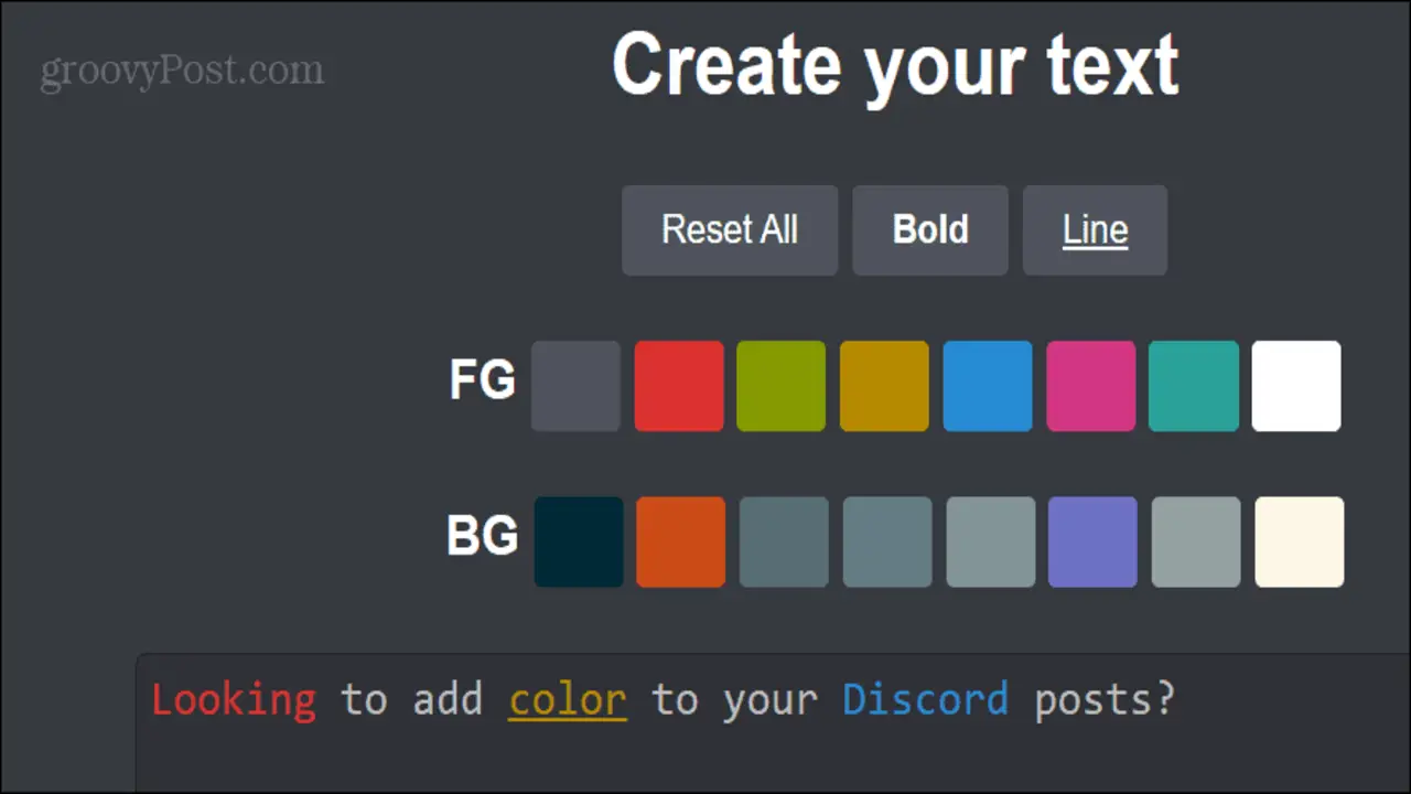 Changing The Default Font Color