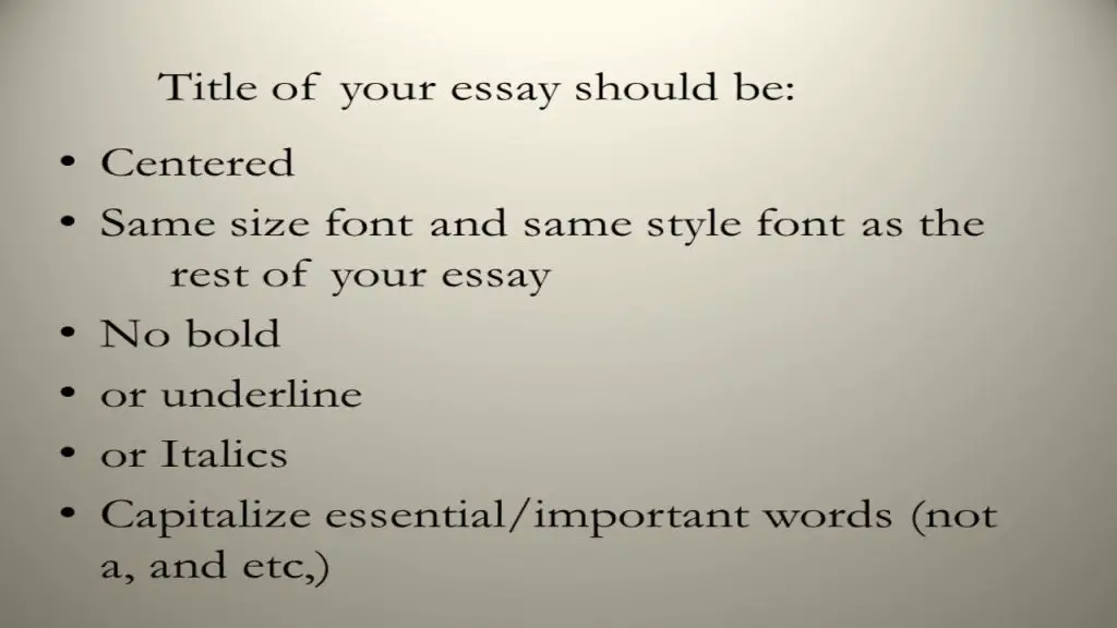 extended essay font size