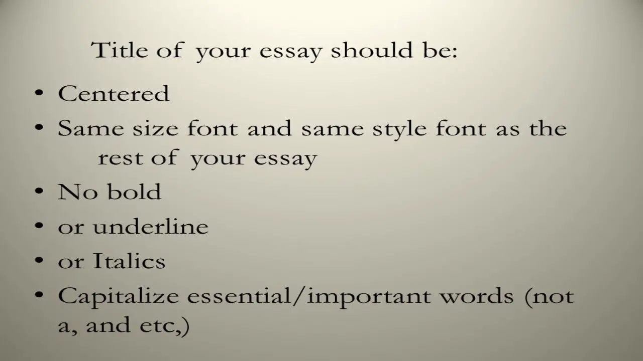Choosing The Right Font For Your Essay