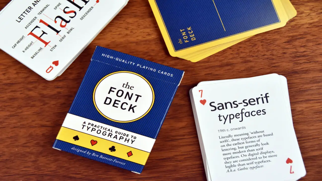 Customize The Card Deck Font