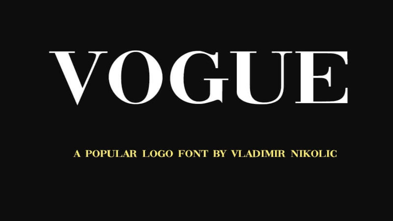 Customizing Vogue Text Font In 7 Steps