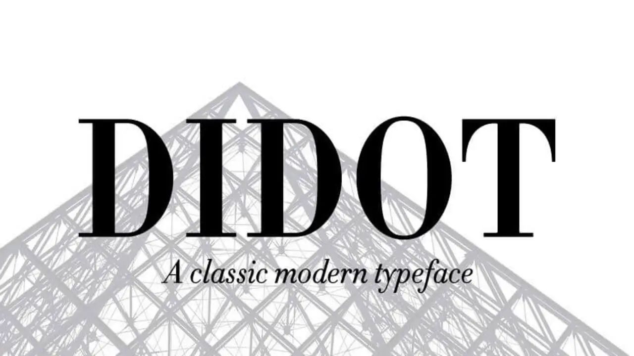Didot For An Elegant Touch
