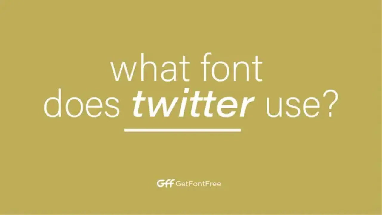 Does Twitter Free Use The Font To Use In Personal Projects
