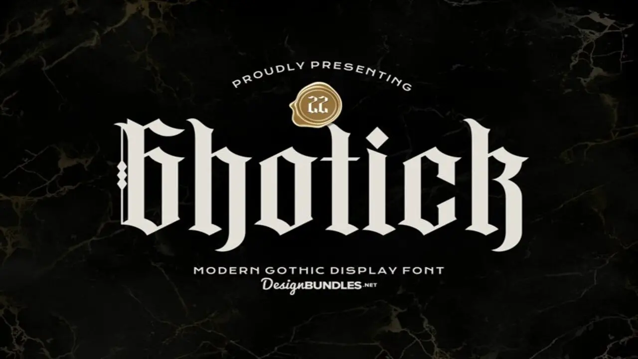 Examples Of Google Gothic Font In Design