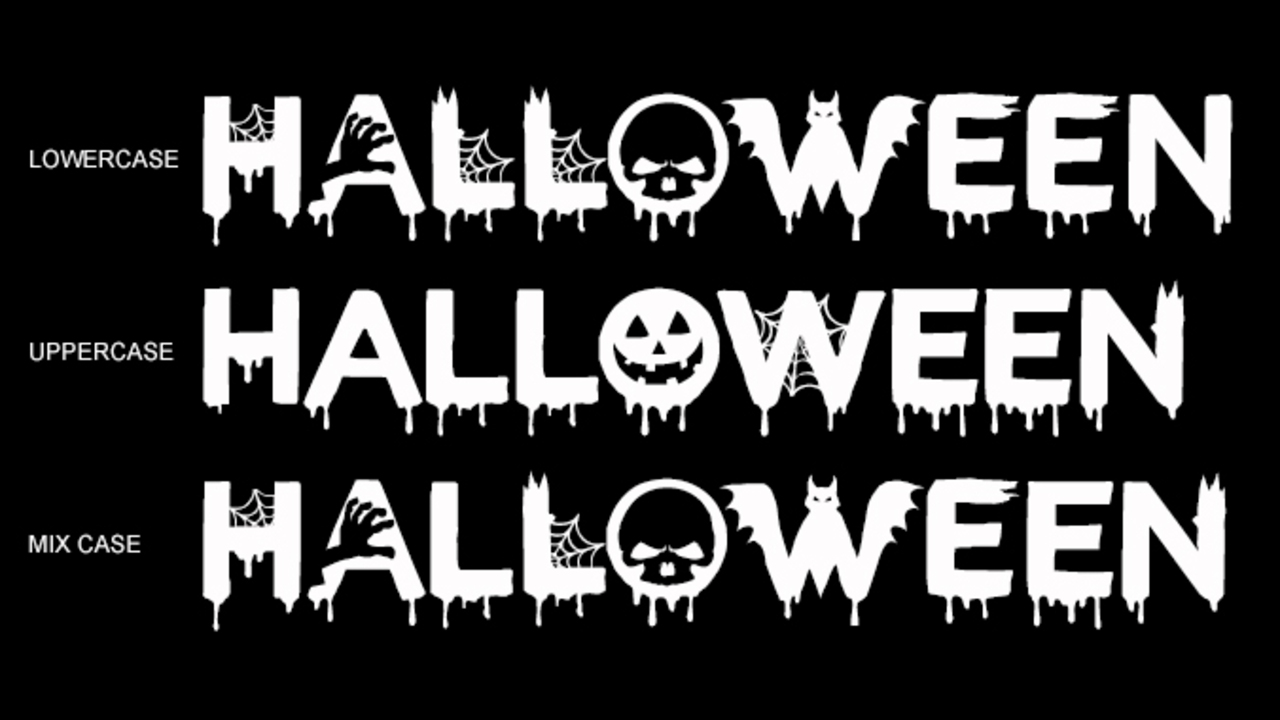 Examples Of Halloween Font Usage