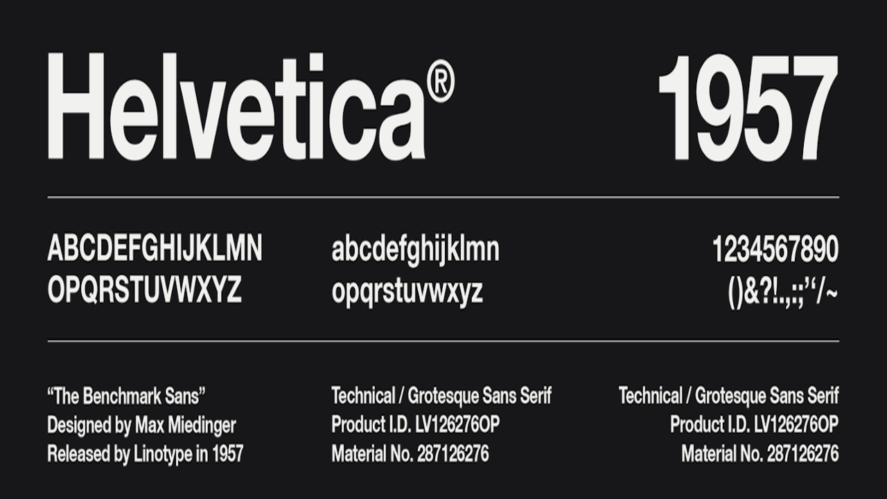 Helvetica - A Clean And Modern Font Option