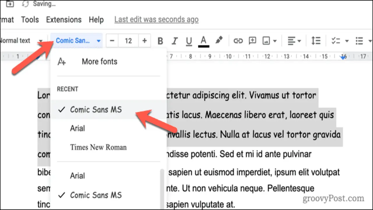 How To Change The Default Font On Google Docs