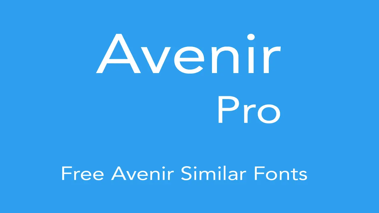 How To Install Avenir Fonts On Your Computer