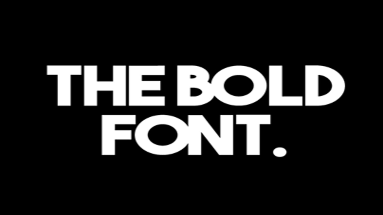 How To Use The Boldest Font In Your Design