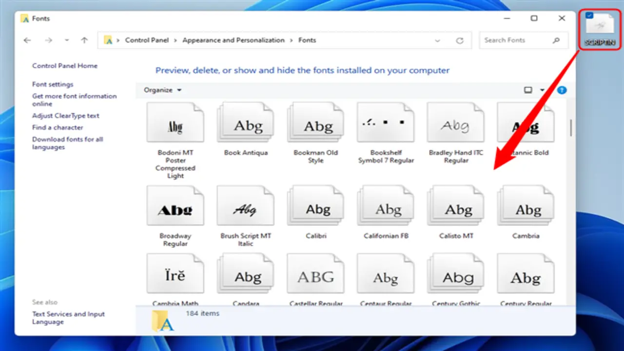 How To Use The Windows- Font Directory