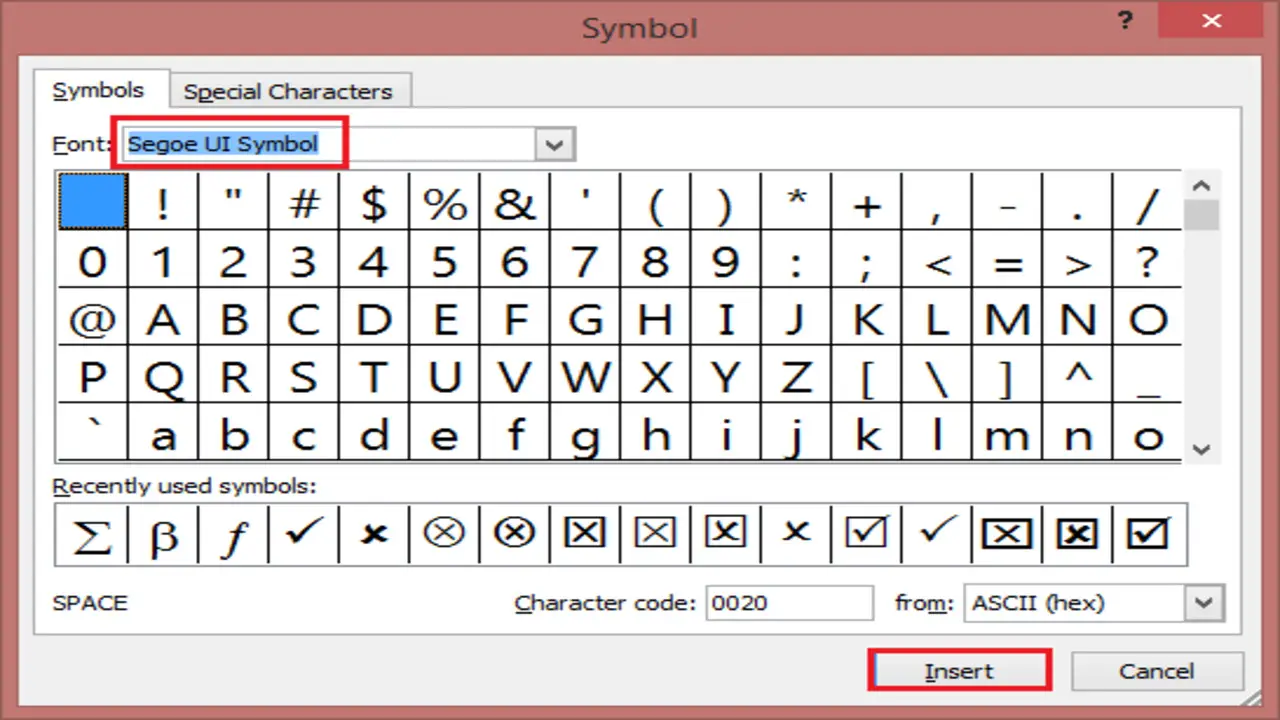 Inserting Symbols And Special Characters Using The Insert Symbol Tool