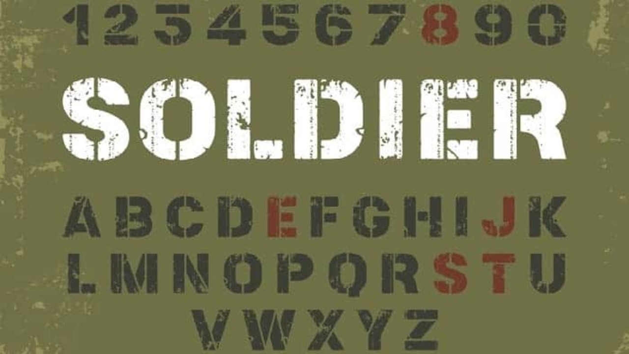 Military Font