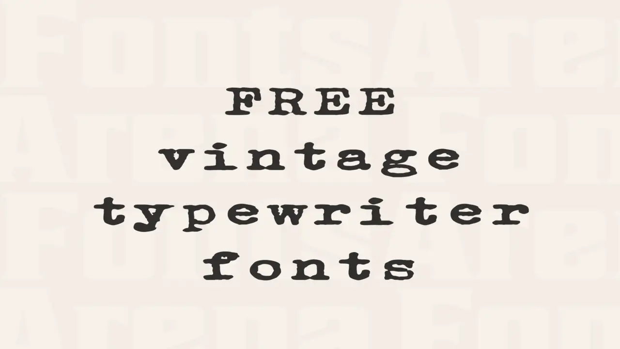 Scripter – Classic Typewriter Font