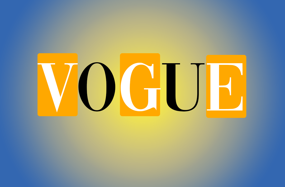 Select The Vogue Font Style