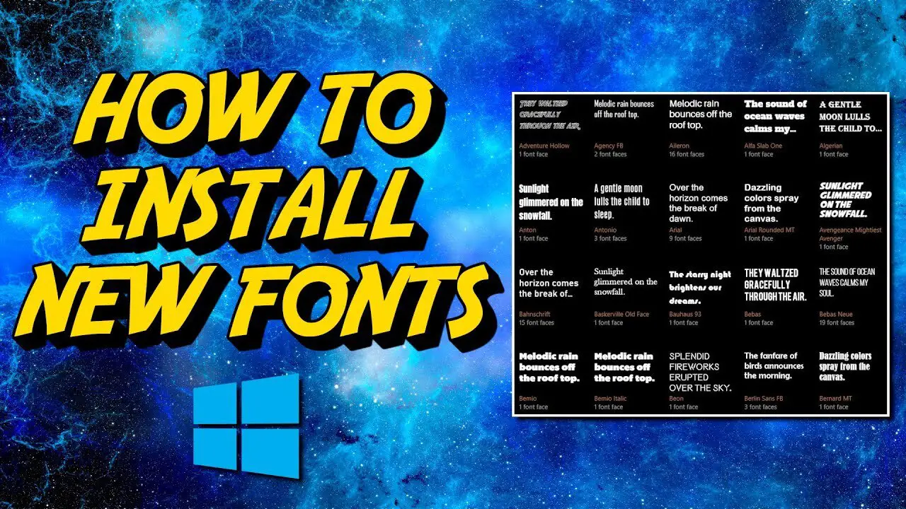  Step04. Installing The Font On Windows