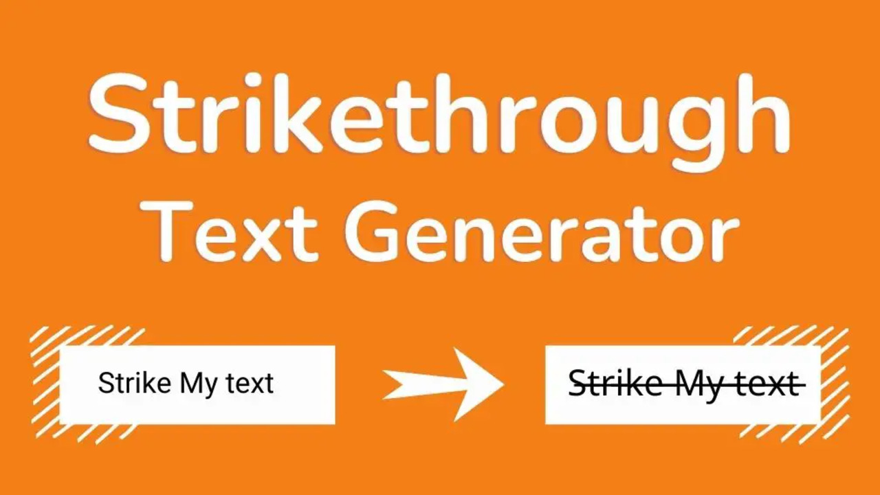 Stylish Examples Of Strikethrough Text