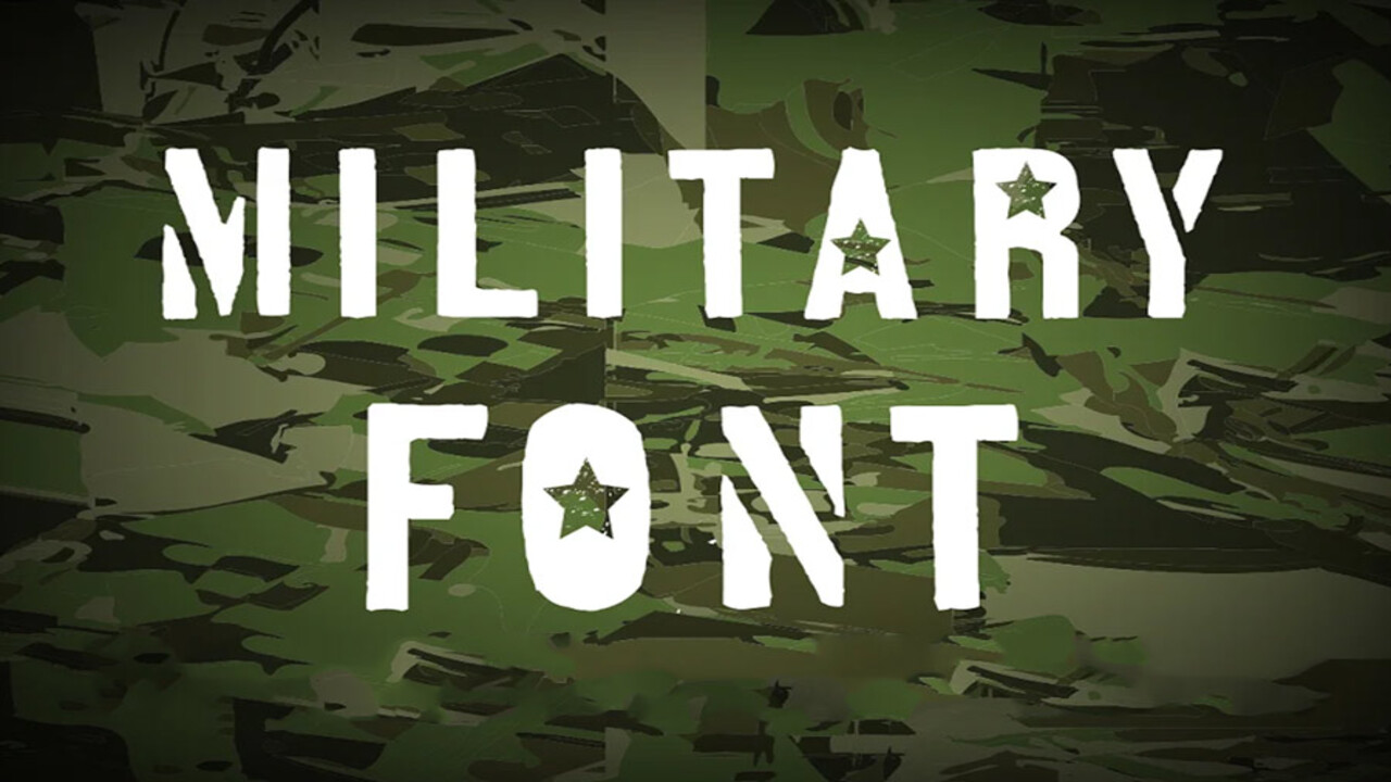 The 5 Best Military Fonts For Advertising