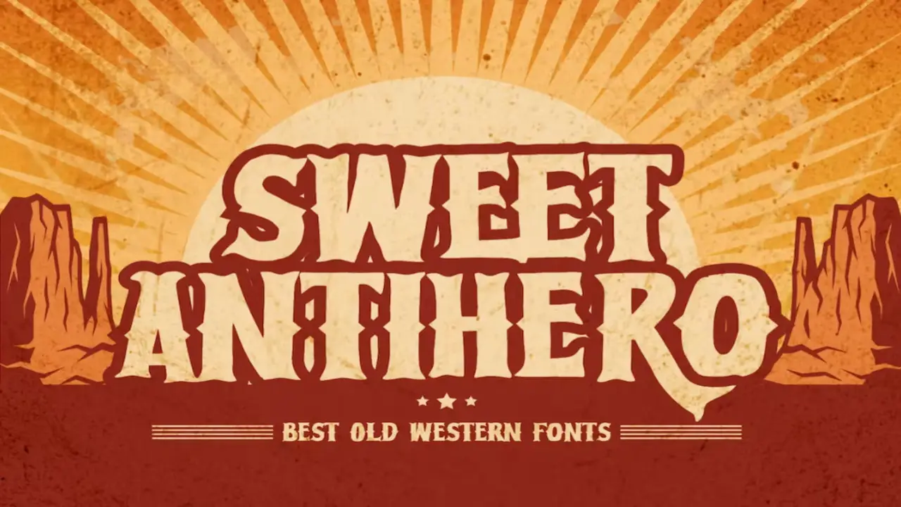 The 5 Best Western Text Font