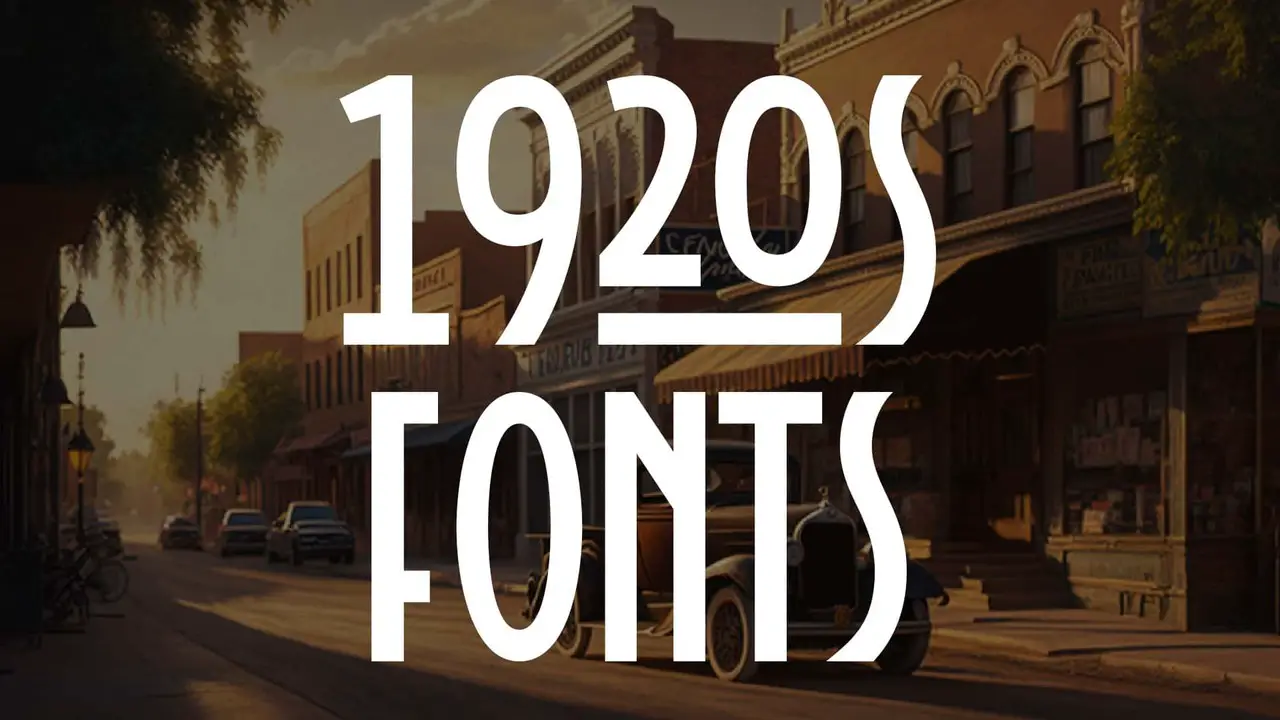 The Best 1920s Font Style For A Vintage Look