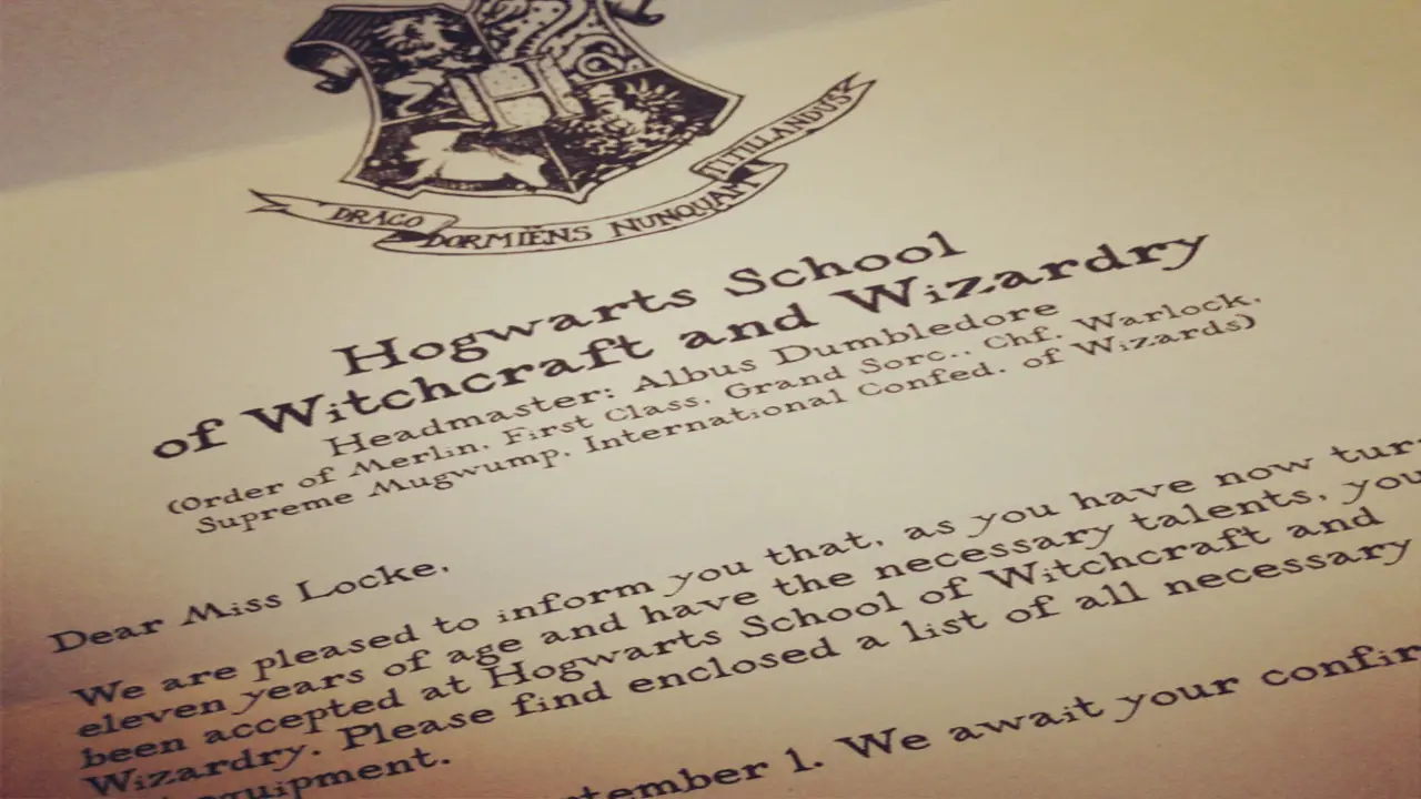 The Perfect Font For Your Harry Potter Acceptance Letter
