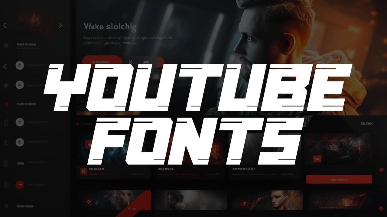 Top 12 Fonts For Youtube Text Designs