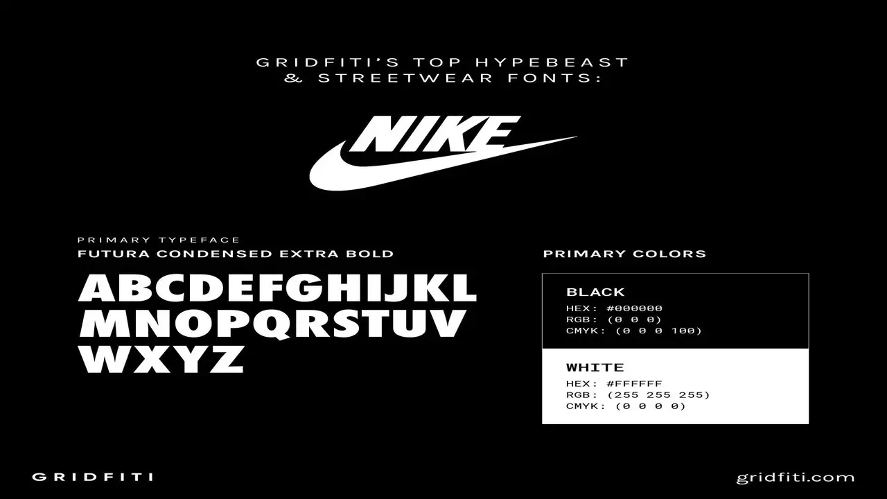 Usges Of Vintage Nike Font