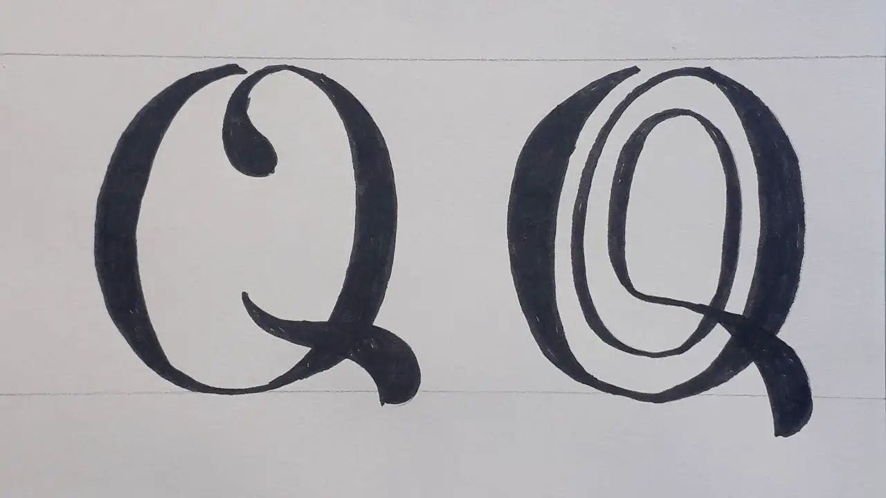 Using The Fancy Q Font In 6 Steps