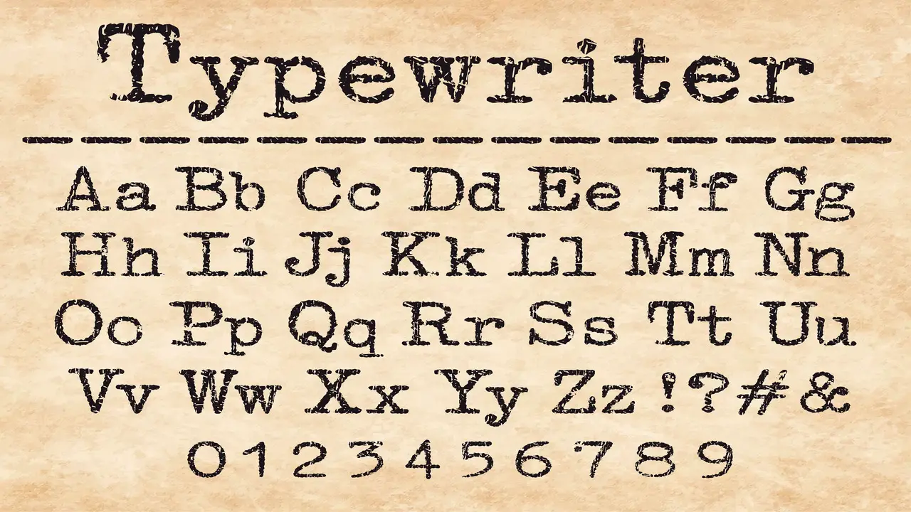 What Font Is Typewriter - 4 Best Typewriter Fonts For Graphic Design