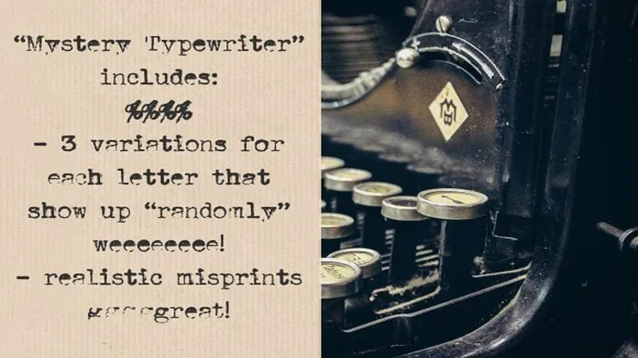 What Is Typewriter Font Called The Mystery Revealed