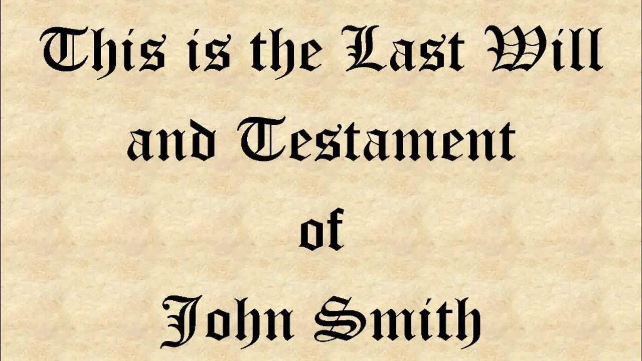 Where To Find The Last Will And Testament