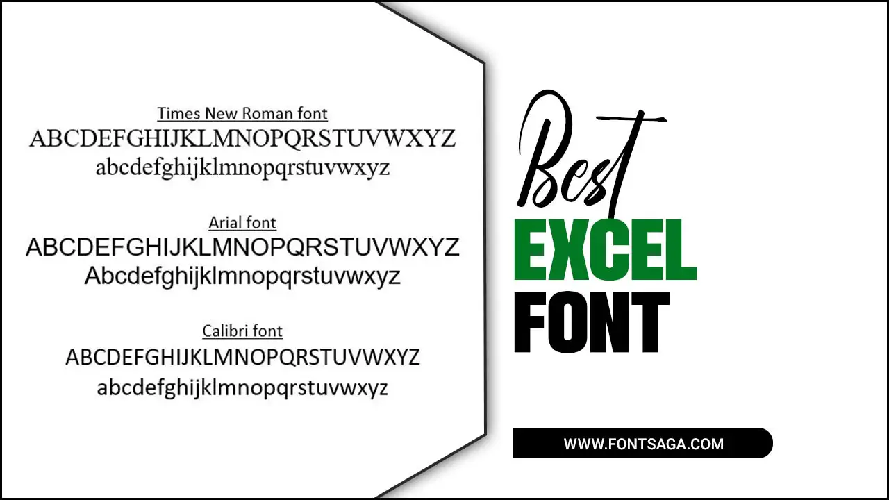 Best Excel Fonts