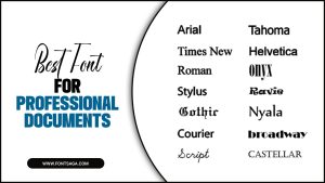 Exploring The Best Font For Professional Documents