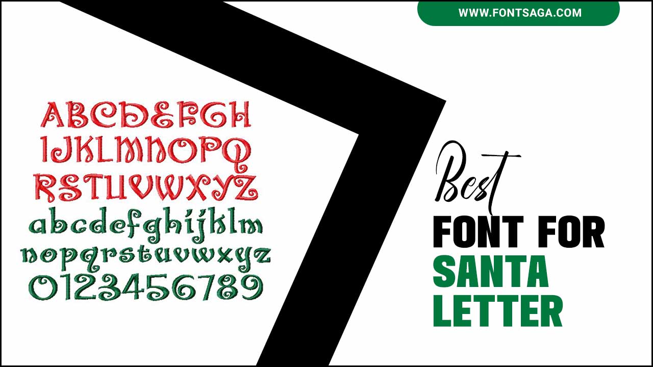 Best Font For Santa Letter
