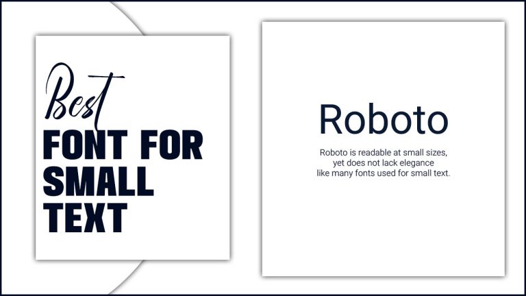 5 Best Font For Small Text: Improve Readability