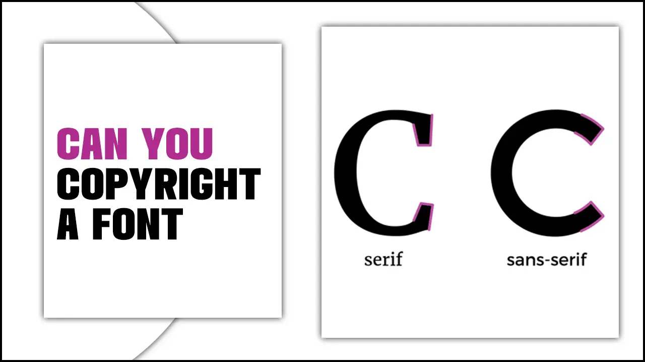 Can You Copyright A Font