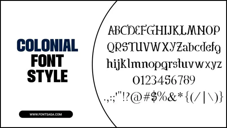 An Analysis Of Colonial Font Style And Their Design Elements”