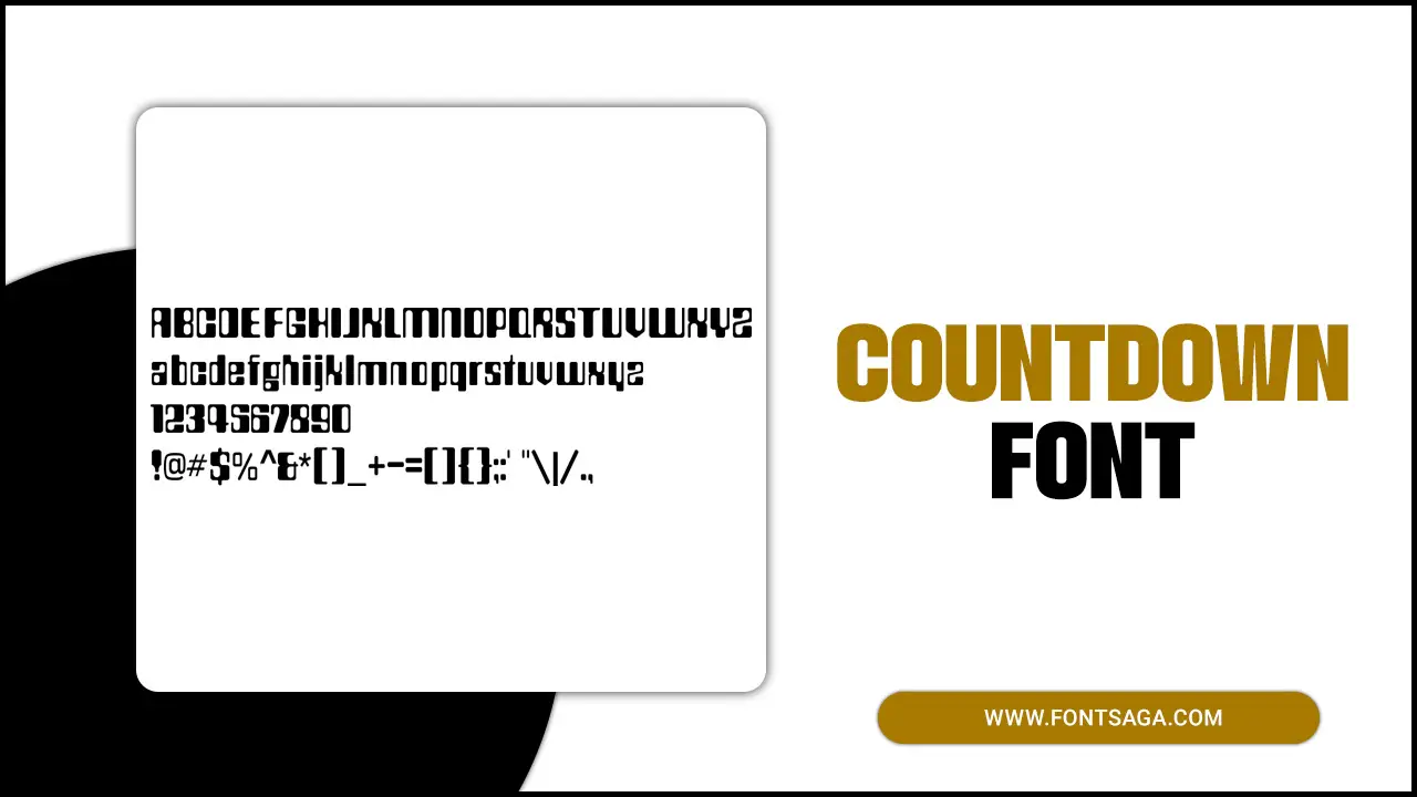 Countdown Font