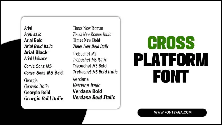 Cross Platform Font