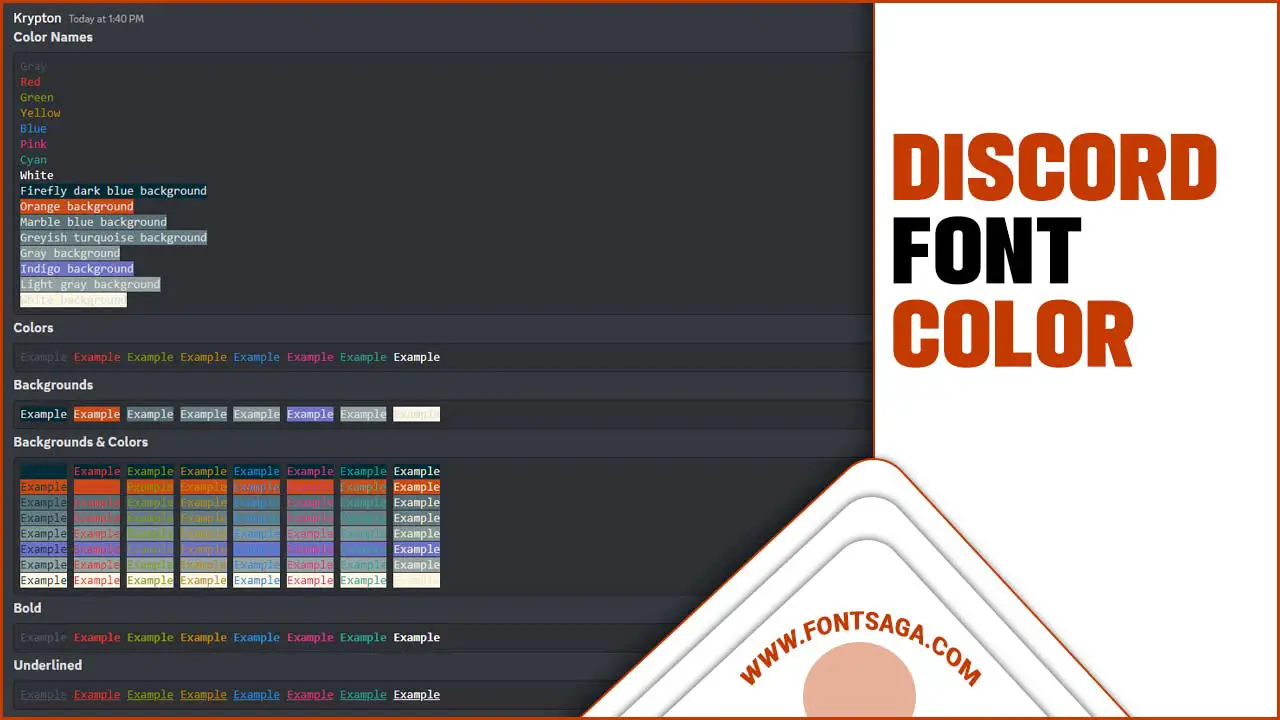  Discord Font Color