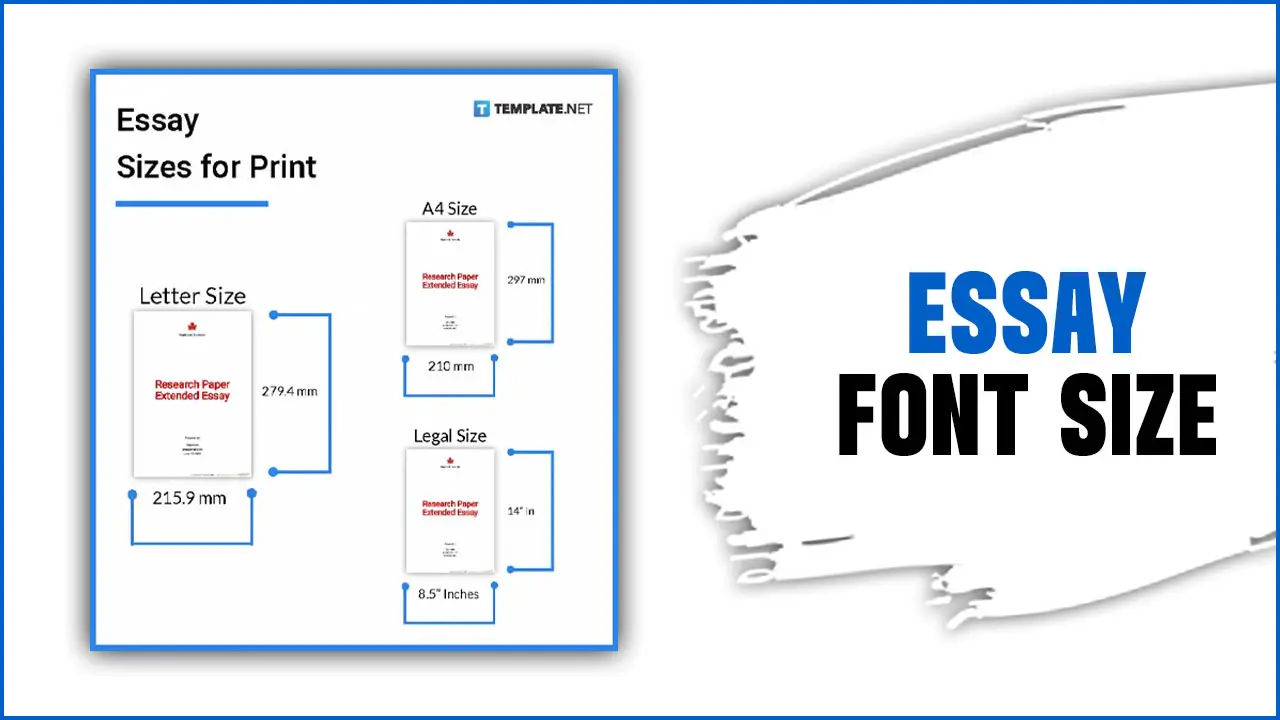 font size for essays