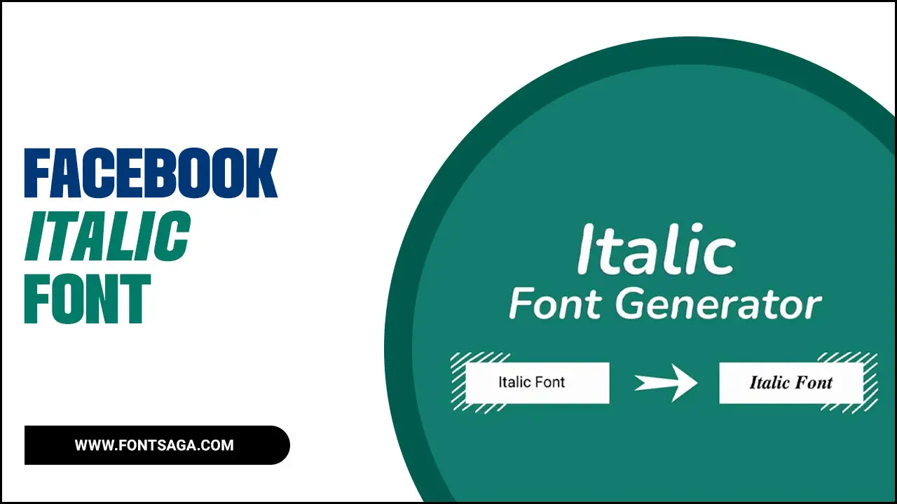 Facebook Italic Font